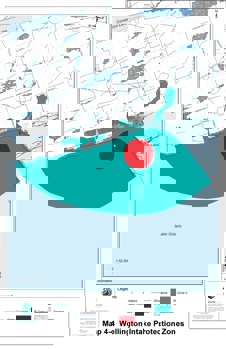 Map of Wellington's Intake Protection Zones.