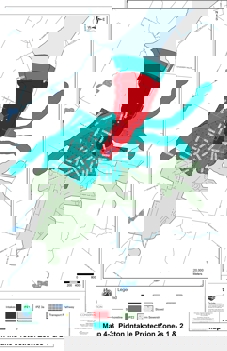 Map of Picton's Intake Protection Zones one and two.